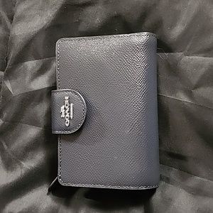 Navy COACH mini wallet